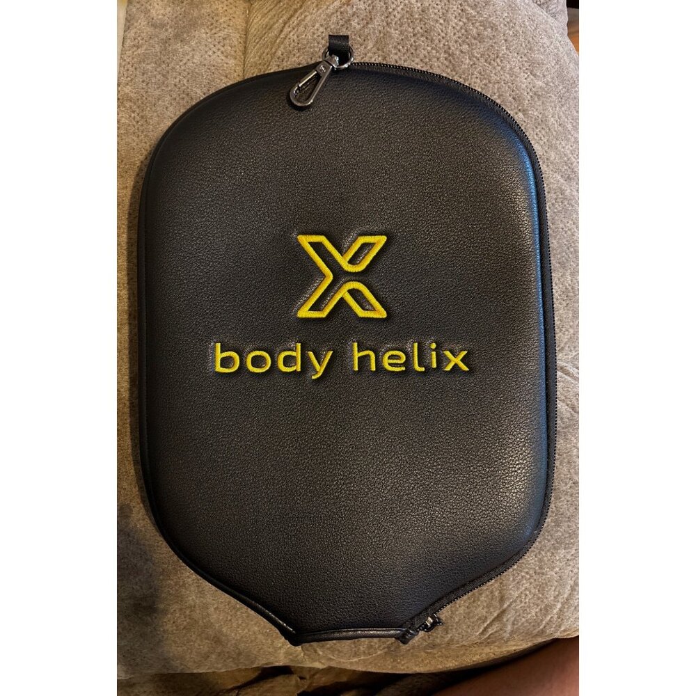 Body Helix Pickle Ball Paddle Cover Embroidered Durable Exterior Soft Interior